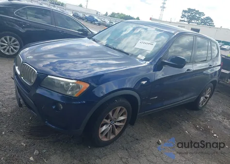 2013 BMW X3 xDrive28I z USA, uszkodzony, nr VIN 5UXWX9C59D0A20093